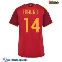 Fotballdrakt Dame AS Roma Donyell Malen #14 Hjemmedrakt 2026-27 Kortermet